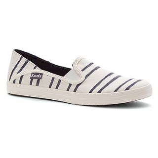 Keds Crashback Washed Stripe Slip On Sneaker  Women's   Off White