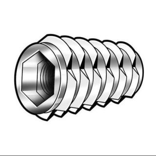 4KXR7 Thread Insert, Hex, 1/4 20, Pk 1000