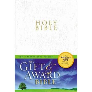 Holy Bible: New International Version, White, Leather Look, Gift & Award Bible