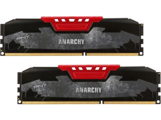 PNY Anarchy 16GB (2 x 8GB) 240 Pin DDR3 SDRAM DDR3 1600 (PC3 12800) Desktop Memory Model MD16GK2D316009AR