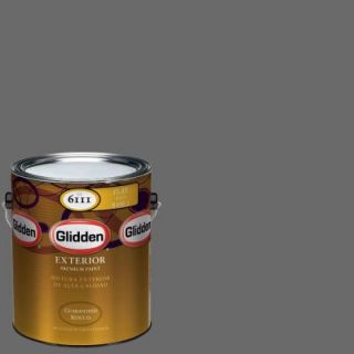 Glidden Premium 1 gal. #HDGCN64D Grey Tabby Flat Latex Exterior Paint HDGCN64DPX 01F