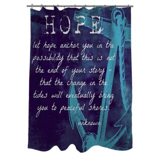 Thumbprintz Let Hope Anchor You Shower Curtain