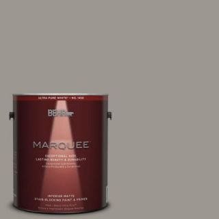 BEHR MARQUEE 1 gal. #MQ2 60 Iron Gate One Coat Hide Matte Interior Paint 145401