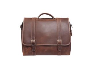 Canyon Outback Old Fort Canyon Leather Laptop Briefcase   Distressed Brown