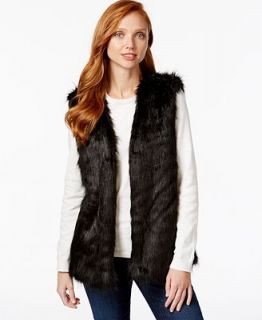 Tommy Hilfiger Reversible Faux Fur Sweater Vest   Jackets & Blazers