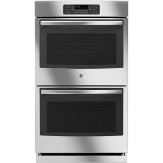 GE 30 in. Double Electric Wall Oven Self Cleaning in Stainless Steel JT3500SFSS