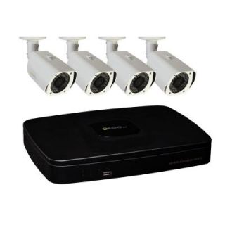 Q SEE Platinum Series 4 Channel 1080p 2TB NVR Surveillance System with (4) 1080p Cameras, 100 ft. Night Vision QC824 4C9 2