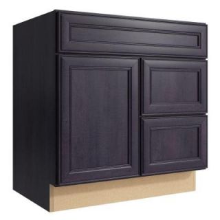 Cardell Boden 30 in. W x 31 in. H Vanity Cabinet Only in Ebon Smoke VCD302131DR2.AF5M7.C64M