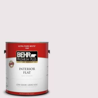 BEHR Premium Plus 1 gal. #W B 620 Frosty Morning Zero VOC Flat Interior Paint 105001