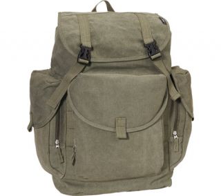 Everest Large Canvas Backpack   Olive