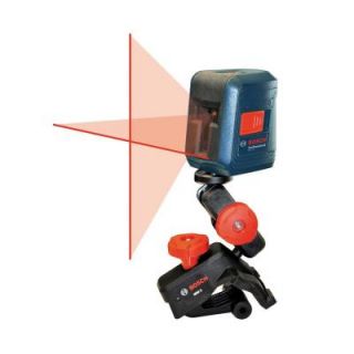 Bosch Self Leveling Cross Line Laser Level with Clamping Mount GLL 2