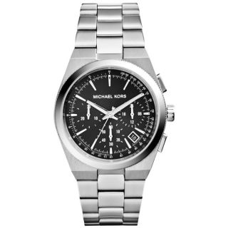 Michael Kors Womens MK6054 Chronograph Channing Stainless Steel Watch