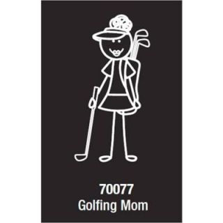 Me and My Peeps Golf Mom Auto Decal 70077