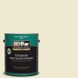 BEHR Premium Plus 1 gal. #M340 2 Floating Lily Semi Gloss Enamel Exterior Paint 505001