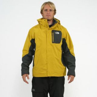 The North Face Mens 3 in 1 Atlas Grey/ Yellow Triclimate Jacket