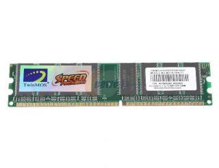 TwinMOS DDR Speed Premium Series 512MB 184 Pin DDR SDRAM DDR 400 (PC 3200) System Memory Model TMSP400/512