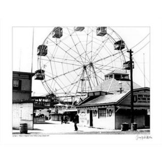 George Tilyou Ferris Wheel, Coney Island, 1897 Poster Print by Merlis Collection (14 x 11)