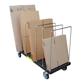 Portable Carton Cart with Dividers