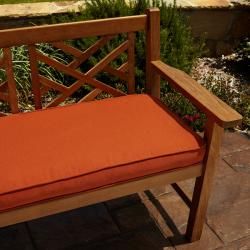 Clara Rust Indoor/ outdoor 48 inch Sunbrella Bench Cushion  