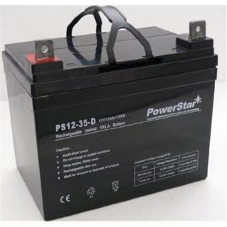 PowerStar AGM1235 133 12V, 35Ah Lawn Mower Battery