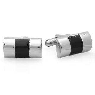 Mens Stainless Steel Sqaure Cuff Links