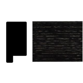 Manor House 13/16 in. x 1 1/4 in. x 8 ft. Ash Black Finish Picture