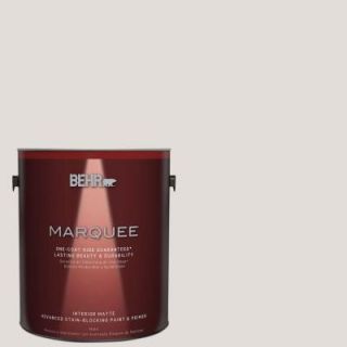 BEHR MARQUEE 1 gal. #MQ3 33 Creme De La Creme One Coat Hide Matte Interior Paint 145001