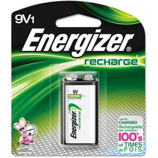 Energizer e2 NiMH Rechargeable Batteries, 9V
