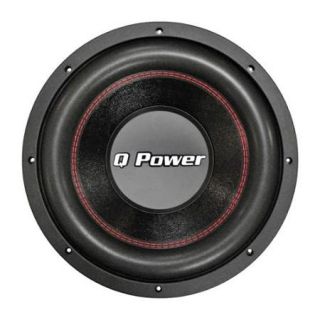 Qpower QPF10D 10" Woofer Deluxe Series Dvc Chrome Basket 70oz. Magnet 1700 Watts