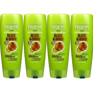 Garnier Conditioner Sleek and Shine 13 Fluid ounce (Pack of 4)