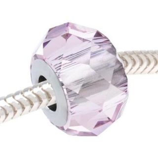 Swarovski Crystal, #5948 BeCharmed Briolette European Style Lg Hole Bead 14mm, 1 Pc, Light Amethyst