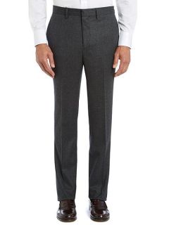 Chester Barrie Flannel Trousers Charcoal