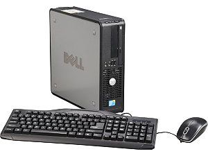 Refurbished: Dell  Optiplex 760 Desktop PC with Intel Core 2 Duo 2.6GHz, 4GB RAM, 160GB HDD, DVDROM, Windows 7 Professional 64 Bit