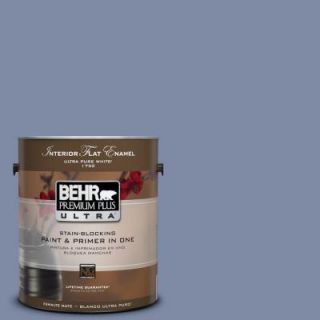 BEHR Premium Plus Ultra 1 Gal. #PPU15 9 Hilo Bay Flat Enamel Interior Paint 175401