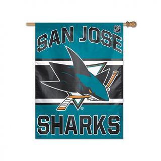 NHL Team Logo 27" x 37" Vertical Banner   San Jose Sharks   7800218