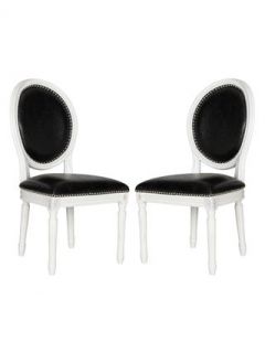 Holloway Oval Side Chairs (Set of 2) by Safavieh