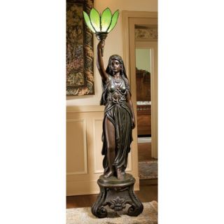 Design Toscano The Goddess Offering Mermaid Sculptural Floor Lamp