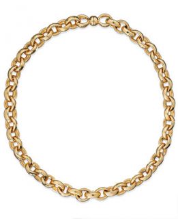 Signature Gold™ Rolo Chain Necklace in 14k Gold over Resin