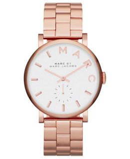 Marc by Marc Jacobs Watch, Womens Baker Rose Gold Tone Stainless