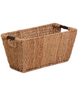 Honey Can Do Large Seagrass Basket with Handles   Storage