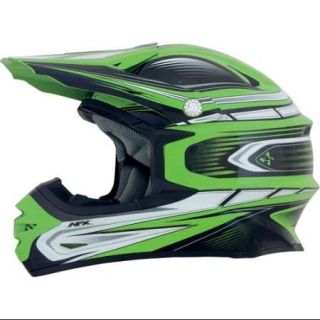 AFX FX 21 MX/Offroad Helmet Green/Silver XL