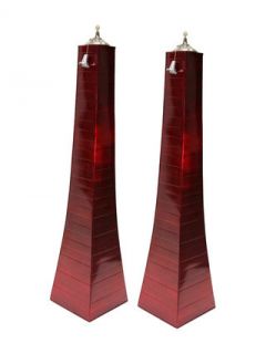 Large Pyramid Oil Torches (Set of 2) by Outdoor Interiors