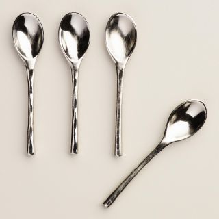 Stainless Steel Salt Spoons, 4 Pack
