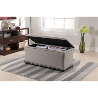 Wholesale Interiors Baxton Studio Liverpool Upholstered Storage Bench