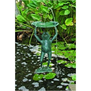 Lily Pad Lifter Frog Fountain