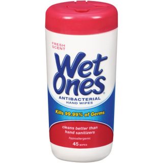 Wet Ones Fresh Scent Hand Wipes, 45ct