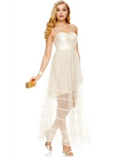 Prom 2014 Vintage Muse Strapless Illusion Dress Look