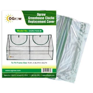 Ogrow Greenhouse Cloche Replacement Cover   16474690  
