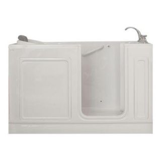 American Standard Acrylic Standard Series 60 in. x 32 in. Walk In Whirlpool Tub with Quick Drain in White 3260.214. WRW