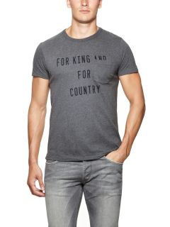 "For King and Country" Tee by French Connection